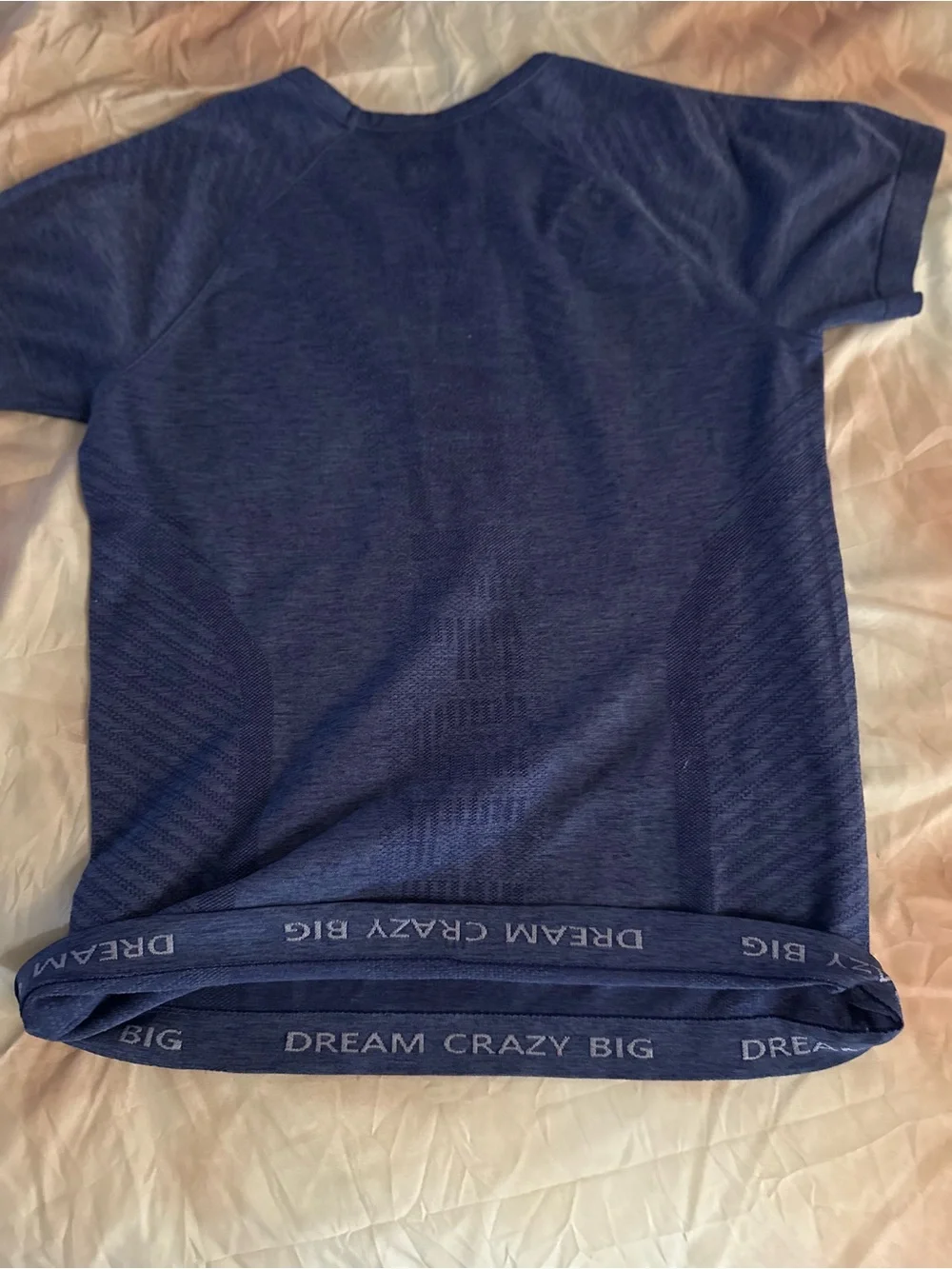 Athleta Girl | Navy “Powerful” Short Sleeve Active Workout Tee | Size Large